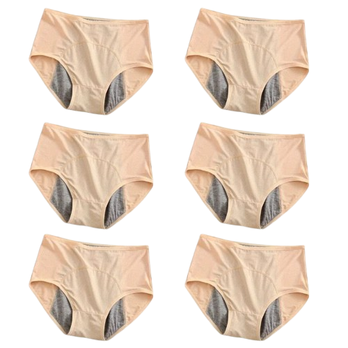 6x Beige Undies